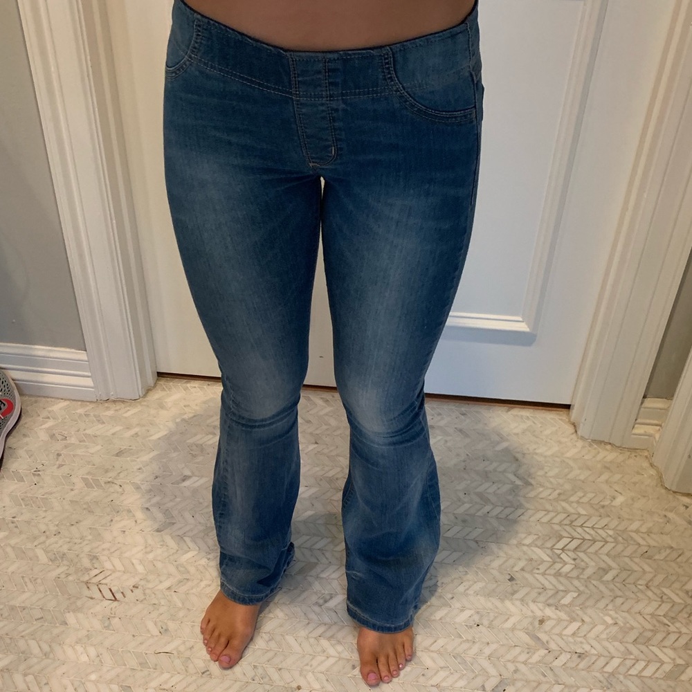 Free People Bell Bottom Jeans 25 Blue Normal Rise